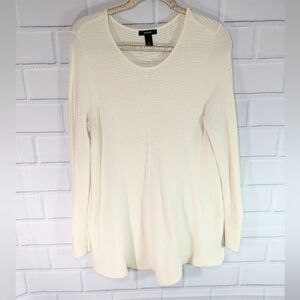 Alfani Cream Tunic Sweater